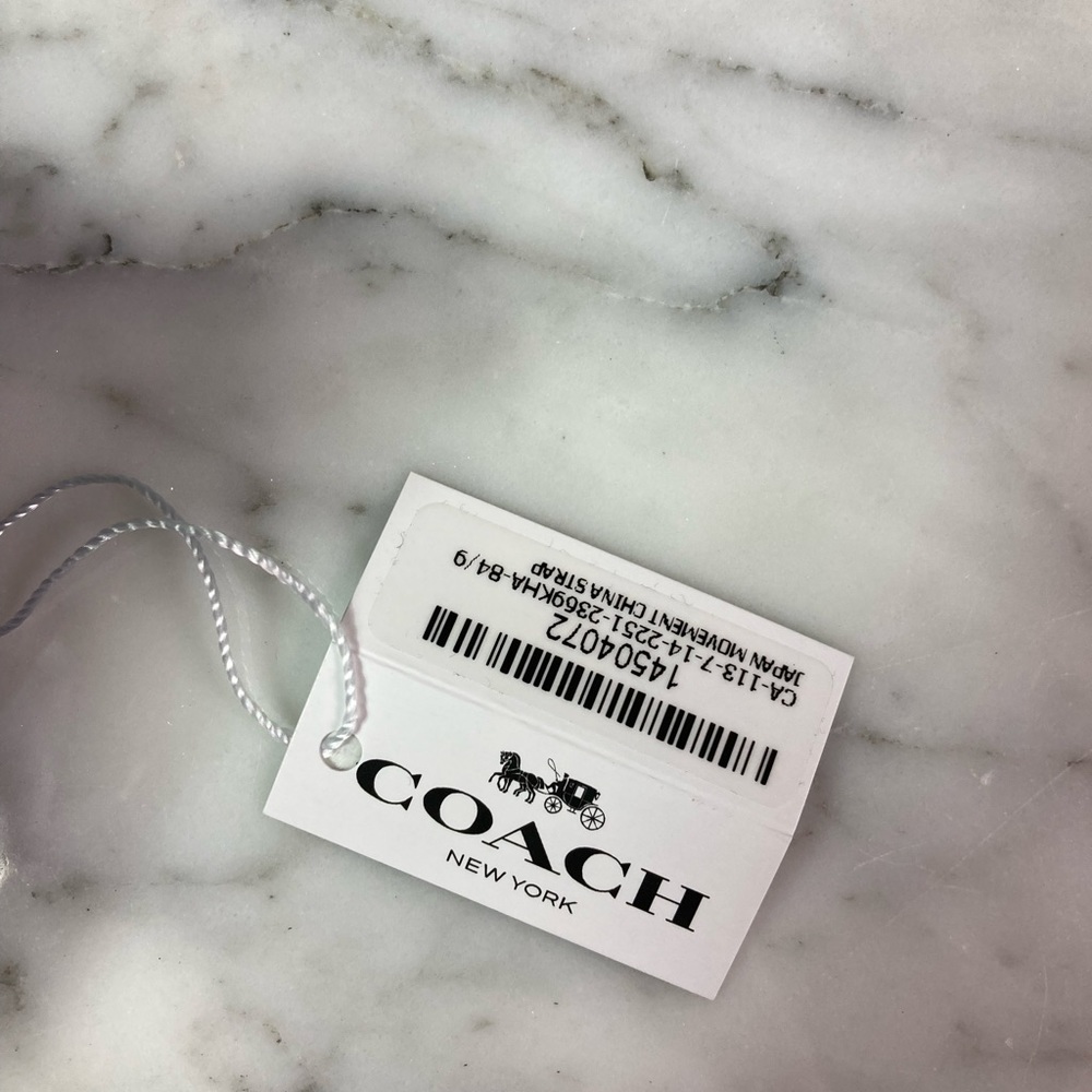 NWT COACH Disney X Villains Khaki Watch 14504072 - Picture 5 of 7